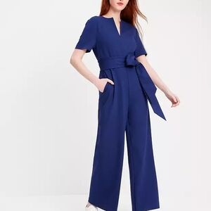 Kate Spade Ponte Split-neck Jumpsuit